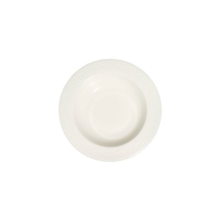 Hermia Juego de cena Zincir Zincir 24 piezas Blanco